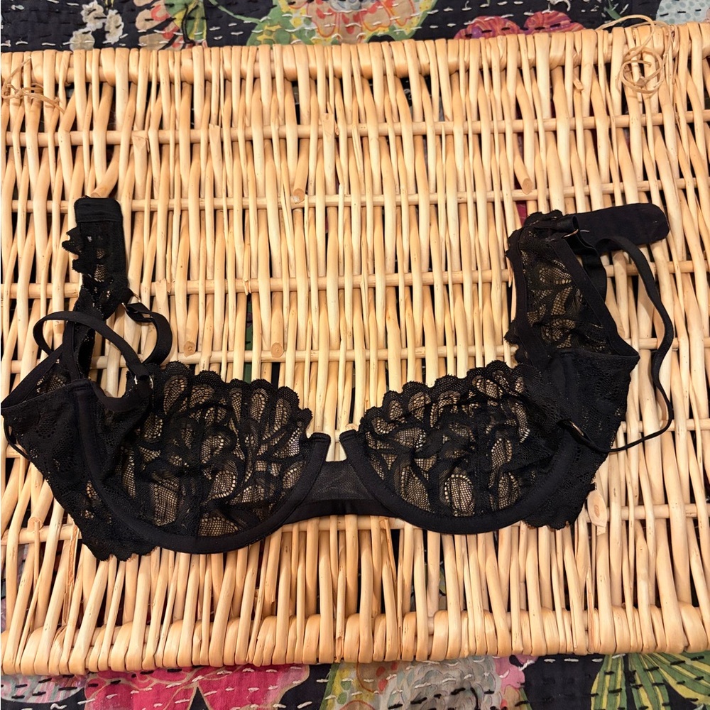 Savage X Fenty Black Lace Bra